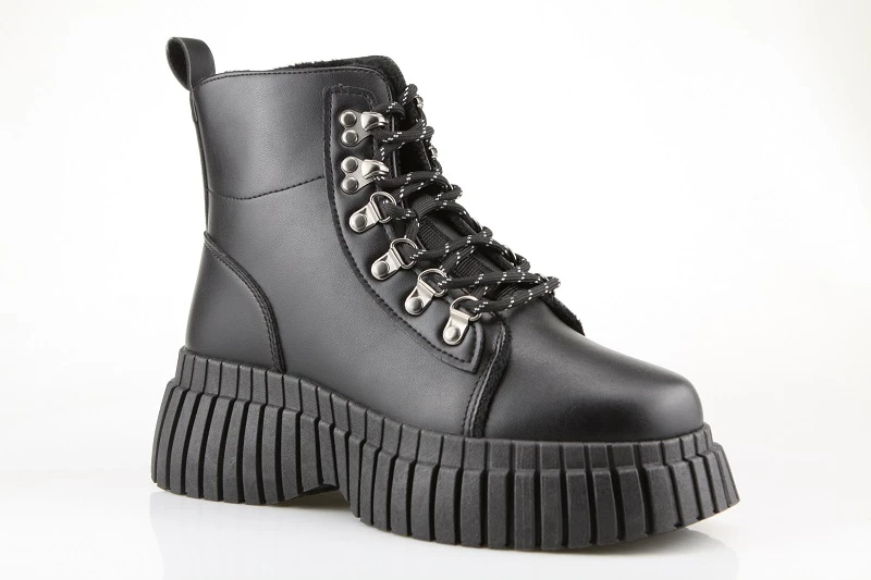 Esgidiau ffêr i fenywod Lace Up